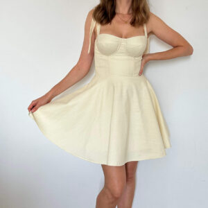 Bustier Dress White