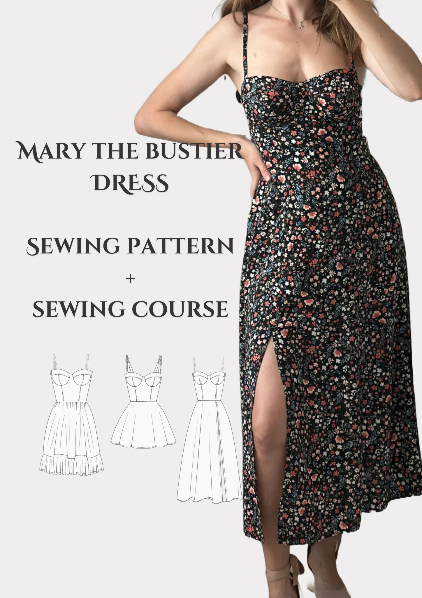 Bustier Dress Sewing Course – Master 3 Stunning Styles